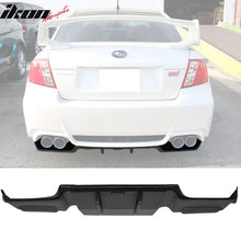 Load image into Gallery viewer, 2011-2014 Subaru Impreza WRX STI Texture Black Rear Diffuser ABS