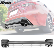 Load image into Gallery viewer, 2020-2022 Toyota Corolla L LE XLE Rear Diffuser Silver Lower Trim Tips