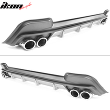 Load image into Gallery viewer, 2020-2022 Toyota Corolla L LE XLE Rear Diffuser Silver Lower Trim Tips