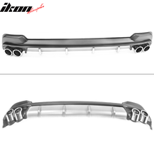 Load image into Gallery viewer, 2020-2022 Toyota Corolla L LE XLE Rear Diffuser Silver Lower Trim Tips