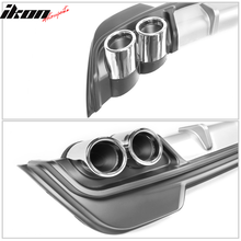 Load image into Gallery viewer, 2020-2022 Toyota Corolla L LE XLE Rear Diffuser Silver Lower Trim Tips