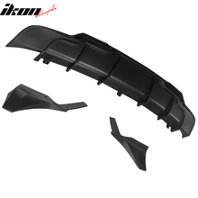 Load image into Gallery viewer, 2017-2024 Tesla Model 3 Rear Diffuser with Aprons  IKON Style 3PC