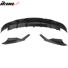 Load image into Gallery viewer, 2017-2024 Tesla Model 3 Rear Diffuser with Aprons  IKON Style 3PC