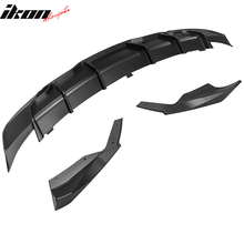 Load image into Gallery viewer, 2017-2024 Tesla Model 3 Rear Diffuser with Aprons  IKON Style 3PC
