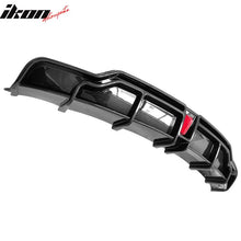 Load image into Gallery viewer, 2017-2024 Tesla Model 3 IKON Style Rear Diffuser W/ LED PP