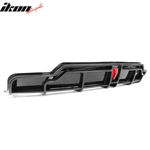 Load image into Gallery viewer, 2017-2024 Tesla Model 3 IKON Style Rear Diffuser W/ LED PP