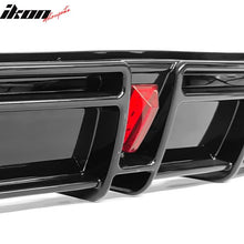 Load image into Gallery viewer, 2017-2024 Tesla Model 3 IKON Style Rear Diffuser W/ LED PP