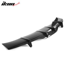 Load image into Gallery viewer, 2021-2024 Tesla Model S Gloss Black V Rear Bumper Lip Carbon Fiber