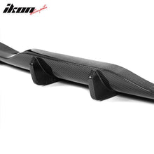 Load image into Gallery viewer, 2021-2024 Tesla Model S Gloss Black V Rear Bumper Lip Carbon Fiber
