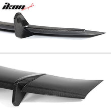 Load image into Gallery viewer, 2021-2024 Tesla Model S Gloss Black V Rear Bumper Lip Carbon Fiber
