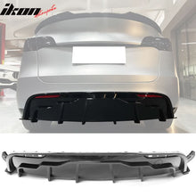 Load image into Gallery viewer, 2020-2024 Tesla Model Y Rear Diffuser Shark Fin Splitter