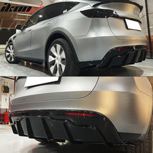 Load image into Gallery viewer, 2020-2024 Tesla Model Y Rear Diffuser Shark Fin Splitter