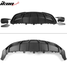 Load image into Gallery viewer, 2020-2024 Tesla Model Y Rear Diffuser Shark Fin Splitter
