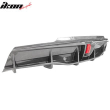 Load image into Gallery viewer, 2020-2024 Tesla Model Y Rear Diffuser IKON Style W/ LED PP