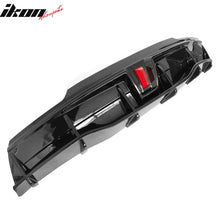 Load image into Gallery viewer, 2020-2024 Tesla Model Y Rear Diffuser IKON Style W/ LED PP