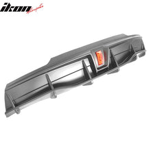 Load image into Gallery viewer, 2020-2024 Tesla Model Y Rear Diffuser IKON Style W/ LED PP