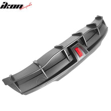 Load image into Gallery viewer, 2020-2024 Tesla Model Y Rear Diffuser IKON Style W/ LED PP