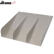 Load image into Gallery viewer, Universal 22"x21" 4 Fins Unpainted Black Rear Bumper Diffuser Aluminum
