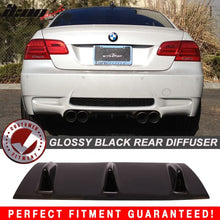 Load image into Gallery viewer, 2008-2013 BMW E90 E92 E93 3 Series M3 Gloss Black Rear Diffuser ABS