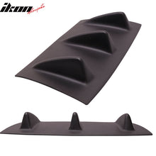 Load image into Gallery viewer, 2008-2013 BMW M3 E90 E92 E93 3Fin Matte Black Rear Bumper Diffuser ABS