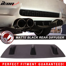 Load image into Gallery viewer, 2008-2013 BMW M3 E90 E92 E93 3Fin Matte Black Rear Bumper Diffuser ABS