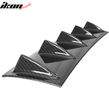 Load image into Gallery viewer, 23" x 6" Universal Rear Bumper Diffuser Lip 5 Shark Fins Under