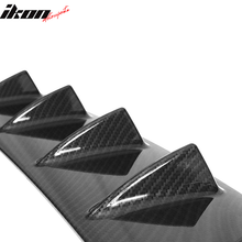 Load image into Gallery viewer, 23" x 6" Universal Rear Bumper Diffuser Lip 5 Shark Fins Under