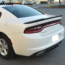 Load image into Gallery viewer, 2015-2024 Dodge Charger 5 Fins Gloss Black Rear Bumper Diffuser ABS