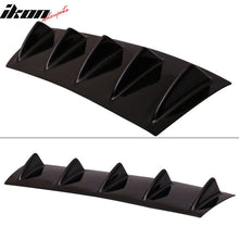 Load image into Gallery viewer, 2015-2024 Dodge Charger 5 Fins Gloss Black Rear Bumper Diffuser ABS