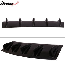 Load image into Gallery viewer, 2015-2024 Dodge Charger 5 Fins Gloss Black Rear Bumper Diffuser ABS