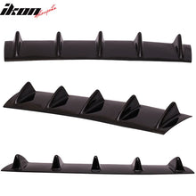 Load image into Gallery viewer, 2003-2008 BMW Z4 E85 5 Fins Gloss Black Rear Bumper Diffuser ABS