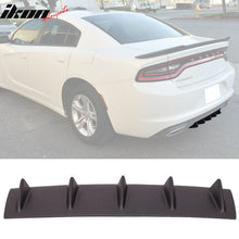 Load image into Gallery viewer, 2015-2024 Dodge Charger V1 Matte Black Rear Bumper Lip Diffuser ABS