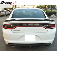 Load image into Gallery viewer, 2015-2024 Dodge Charger V1 Matte Black Rear Bumper Lip Diffuser ABS
