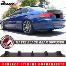 Load image into Gallery viewer, 2006-2013 BMW 3 Series V1 Matte Black Rear Bumper Lip Diffuser ABS