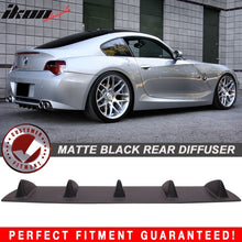 Load image into Gallery viewer, 2003-2008 BMW Z4 E85 V1 Style Matte Black Rear Bumper Lip Diffuser ABS