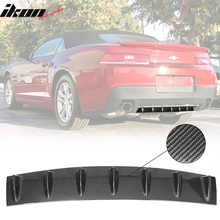 Load image into Gallery viewer, 33" x 6" Universal Rear Bumper Diffuser Lip 7 Shark Fins Under
