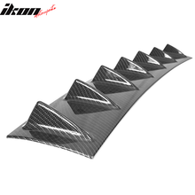 Load image into Gallery viewer, 33" x 6" Universal Rear Bumper Diffuser Lip 7 Shark Fins Under