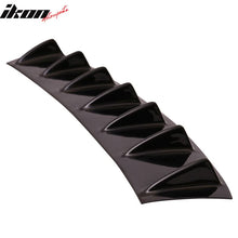 Load image into Gallery viewer, Kia Optima V1 Style 7 Fins Gloss Black Rear Bumper Diffuser ABS