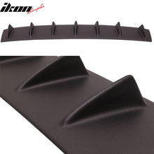Load image into Gallery viewer, Infiniti G35 M25 M37 Sedan 7 Fin Matte Black Rear Bumper Diffuser ABS