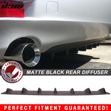 Load image into Gallery viewer, 2006-2013 Lexus IS250 IS350 ISF Matte Black Rear Bumper Diffuser ABS