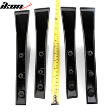 Load image into Gallery viewer, Universal Unpainted Rear Bumper Lip Lower Diffuser Shark Fins ABS 4PC