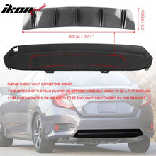 Load image into Gallery viewer, Universal Rear Bumper Diffuser Shark Fin 2PCS Design 33 PP