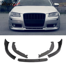 Load image into Gallery viewer, 2006-2009 Audi A3 Euro Style Black Front Lip Spoiler &amp; Splitter PU