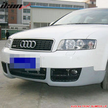 Load image into Gallery viewer, 2002-2005 Audi A4 B6 V-style Unpainted Black Front Lip Splitter PU