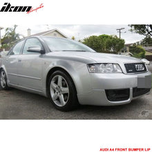 Load image into Gallery viewer, 2002-2005 Audi A4 B6 V-style Unpainted Black Front Lip Splitter PU