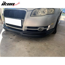 Load image into Gallery viewer, 2006-2008 Audi A4 Euro A Style Unpainted Black Front Lip Splitter PU