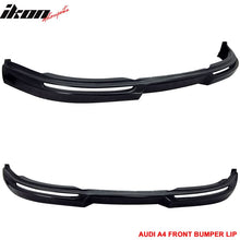 Load image into Gallery viewer, 2006-2008 Audi A4 Euro A Style Unpainted Black Front Lip Splitter PU