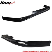 Load image into Gallery viewer, 1992-1993 Acura Integra MU Style Unpainted Black Front Bumper Lip PU