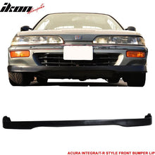 Load image into Gallery viewer, 1992-1993 Acura Integra T-R Style Unpainted Black Front Bumper Lip PU