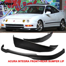 Load image into Gallery viewer, Fits 94-97 Acuraintegra 2Dr Coupe Type R PU Front + Rear Bumper Lip
